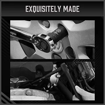 HORUSDY 50-Piece Impact Socket Set SAE Metric Cr-V Steel