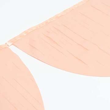 Meri Meri Peach Scallop Pennant Banner - Elevate Your Celebrations!