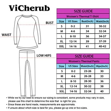 ViCherub Women's Thermal Underwear - Warm and Soft