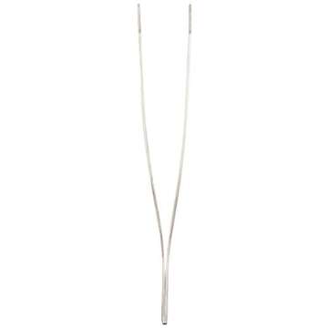 Mercer Culinary 18-8 Stainless Steel Chef Plating Tongs, Curved Tip, 6-1/8 Inch