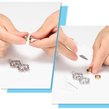 Oinsi Pet Cremation Jewelry For Ashes For Dog/Cat Paw Stainless Steel Memorial Locket Urn Necklace Inside Mini Case Keepsake Cremation Jewelry Women Men (Silver With Rose gold)