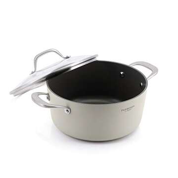 Fleischer & Wolf Nonstick 9pcs Cookware Set - White Pots and Pans