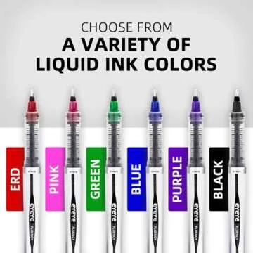 EYEYE Rollerball Pens 0.7mm 3 Assorted Colors Quick-Dry Ink