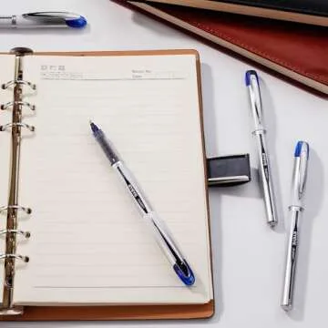 EYEYE Rollerball Pens 0.7mm 3 Assorted Colors Quick-Dry Ink