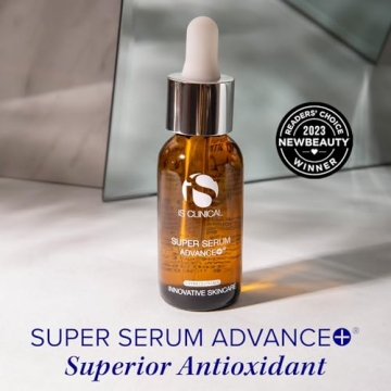 iS CLINICAL Super Serum Advance+, Anti-Aging Vitamin C Face Serum, reduces scaring and fine stretch marks, 1 Fl Oz