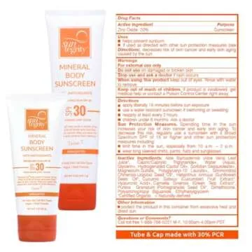 Suntegrity UNSCENTED Mineral Sunscreen For Body - 5 oz.
