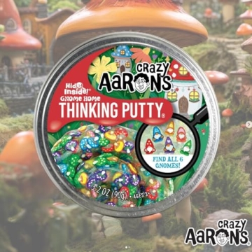 Crazy Aaron's Gnome Home Thinking Putty Sensory Play