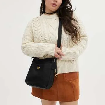 COACH Chaise Crossbody Bag - Stylish Pebble Leather