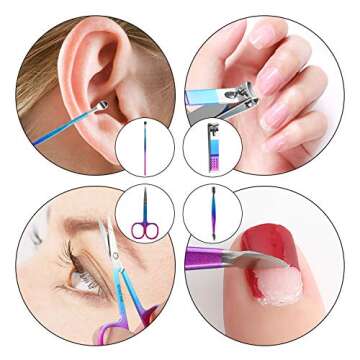 Stylish 10 PCS Manicure Set for All Ages