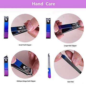 Stylish 10 PCS Manicure Set for All Ages