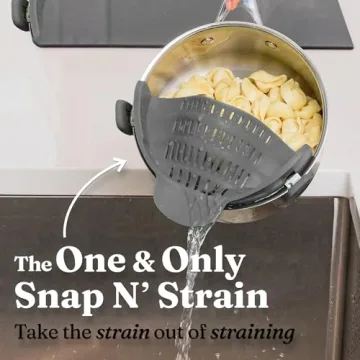Adjustable Silicone Pot Strainer for Effortless Draining
