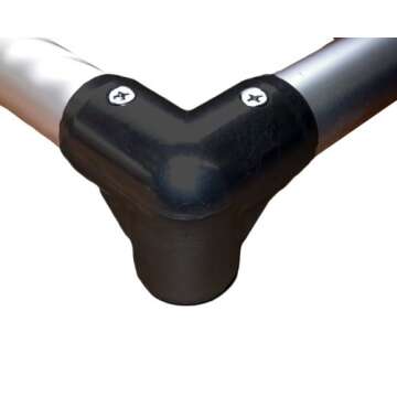 Kuranda Chewproof Bed - Silver Aluminum - 40" x 25" - Cordura Nylon - Smoke