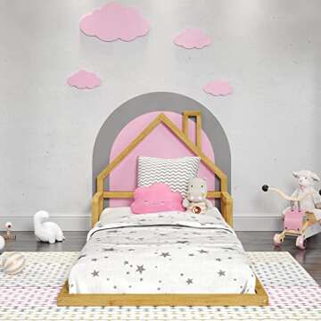 P'kolino Casita House Twin Floor Bed - Montessori Design