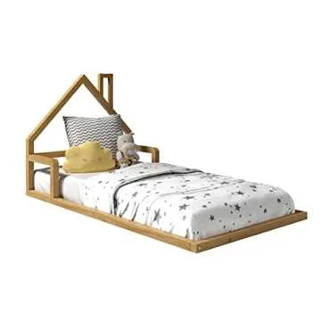 P'kolino Casita House Twin Floor Bed - Montessori Design