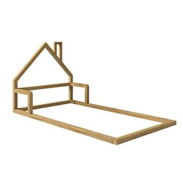 P'kolino Casita House Twin Floor Bed - Montessori Design