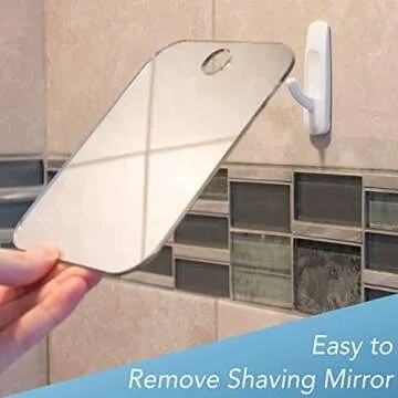 Shave Well Deluxe Fogless Shower Bathroom Mirror