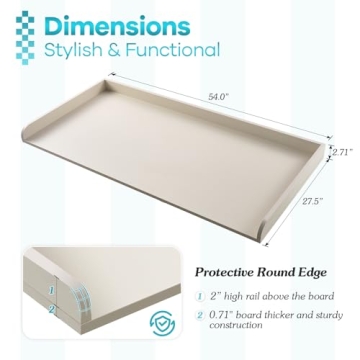 Kaboon Washer Dryer Countertop - 54" Melamine Design