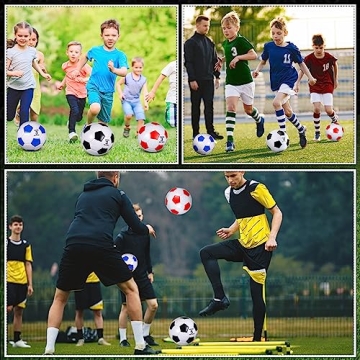 Libima 12 Pcs Soccer Balls with Pump - Size 5 for All Ages