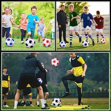 Libima 12 Pcs Soccer Balls with Pump - Size 5 for All Ages