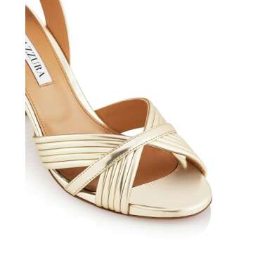 Aquazzura Very Sundance Sandal 85 Light Gold - Stylish Comfort
