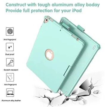 Keyboard Case for iPad 9th Gen with Backlit Keyboard