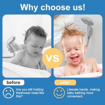 Versatile Silicone Shower Head Holder for Convenient Showering