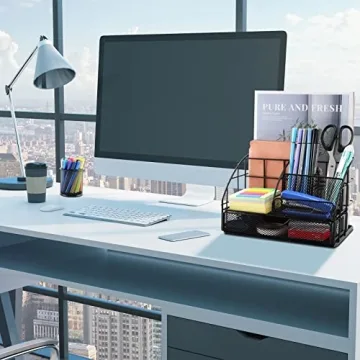 Stylish Vedett Office Desk Organizer with 72 Accessories