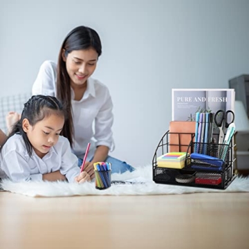 Stylish Vedett Office Desk Organizer with 72 Accessories