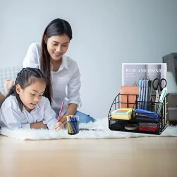 Stylish Vedett Office Desk Organizer with 72 Accessories