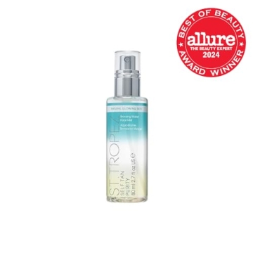 St.Tropez Self Tan Purity Face Mist, Natural Sunkissed Glow Face Tan with Hyaluronic Acid & Antioxidants, Vegan, Natural & Cruelty Free Face Care, 2.7 Fl Oz