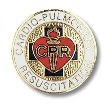 Prestige Medical Emblem Pin, CPR (Cardio Pulmonary Resuscitation)
