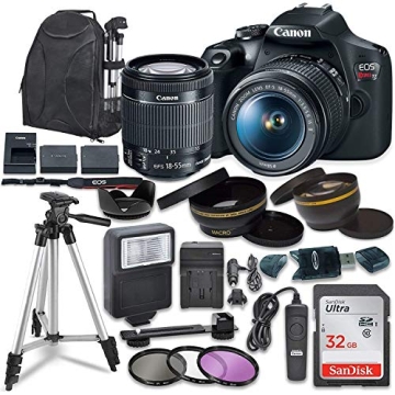 Canon EOS Rebel T7 DSLR Camera & Accessory Bundle