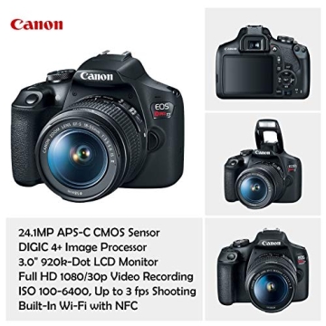 Canon EOS Rebel T7 DSLR Camera & Accessory Bundle