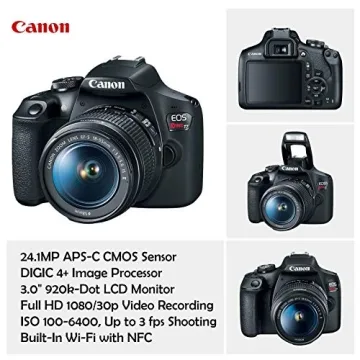 Canon EOS Rebel T7 DSLR Camera & Accessory Bundle