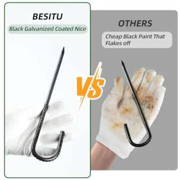 Heavy Duty Besitu 12 Inch Ground Stakes for Outdoor Use