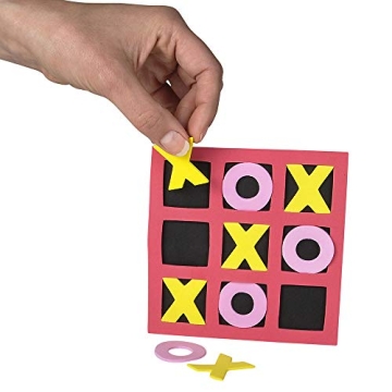 Tic Tac Toe Mini Game Pack of 24 for Kids Fun