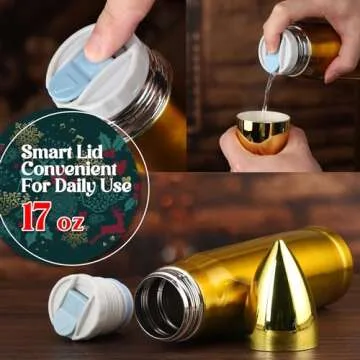 Mens Gifts for Dad Husband Stocking Stuffers, Gifts for Men, Christmas Stocking Stuffers for Grandpa Papa Gifts, Tumbler 17oz, Fathers Day Dad Gifts, Anniversary Valentines Day Gifts for Him Boyfriend