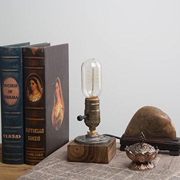 OuXean Vintage Table Lamp with Dimmable Function for Any Room
