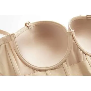 SEA BBOT Longline Strapless Bra for Full Coverage Comfort