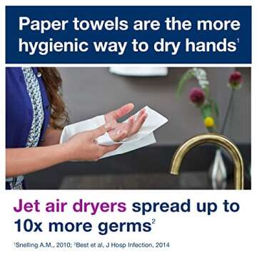 Tork Multifold Hand Towel, Natural, 100% recycled, FSC certified, Compatible with H2 Dispensers, 16 packs x 250 sheets (MK520A)