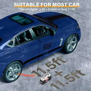 GSPSCN Portable Air Compressor Pump for All Tires