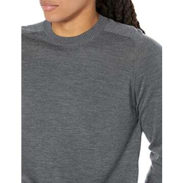 Amazon Essentials Men's Merino Wool Crewneck Sweater