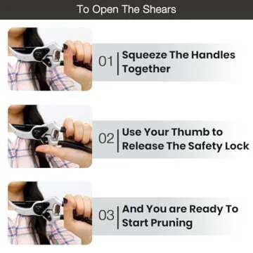 Razor Sharp Bypass Pruning Shears - Lifetime Warranty