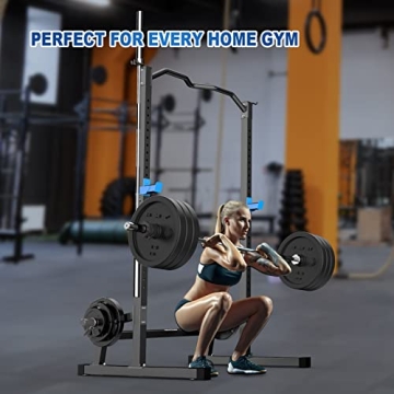 BEKING Adjustable Power Rack Squat Cage for Home Gym