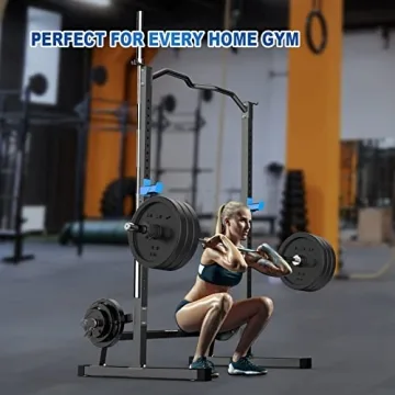 BEKING Adjustable Power Rack Squat Cage for Home Gym