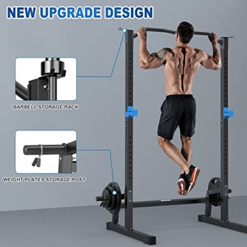 BEKING Adjustable Power Rack Squat Cage for Home Gym