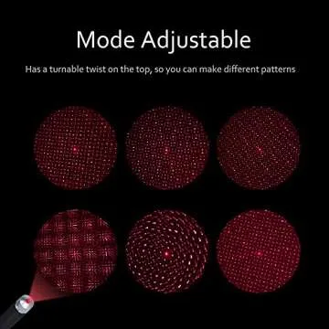 Aevdor USB Star Night Light, 2 Packs, Romantic Car Roof Lights, Adjustable USB Night Light for Bedroom, Car, Party, Ceiling and More - Plug and Play (1 Red & 1 Violet Blue)