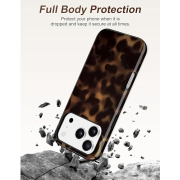 Trendy Tortoise Shell Case for iPhone 17 Pro