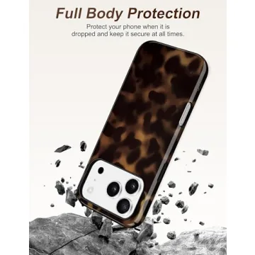 Trendy Tortoise Shell Case for iPhone 17 Pro