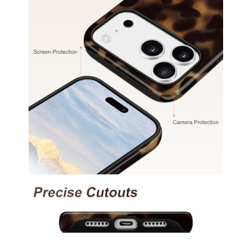 Trendy Tortoise Shell Case for iPhone 17 Pro